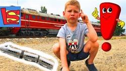 Поезда и Железная дорога Правила Поведения На Железной дороге Видео для детей про Поезда
