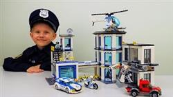 Полицейский участок Лего Сити 60141 и арест Лего Бандитов-Грабителей. POLICE STATION Lego CITY
