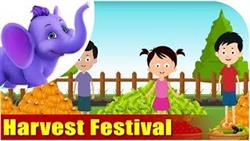 Preparatory harvest festival song in kindergarten