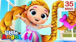 Rapunzel Song + More Little Angel Kids Songs  Nursery Rhymes
