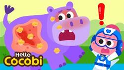 Rescue The Hippo! | Wild Animals Story | Kids Cartoon  Game | Hello Cocobi
