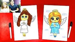 Рисуем АНГЕЛА с КАТЕЙ / Урок рисования для детей: как нарисовать Ангела
