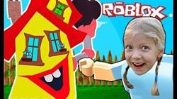 СМЕШНОЙ и СУМАСШЕДШИЙ дом в ROBLOX Веселый побег мульт героя как в майнкрафт Детский летсплей FFGTV
