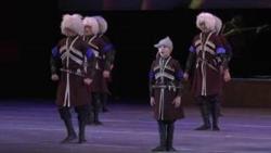 Танец джигитов в исполнении ансамбля Орлы Азербайджана
