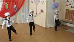 Танец яблочко в детском саду на 23 февраля
