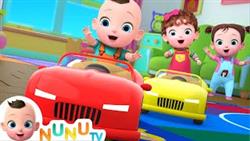 Ten Little Cars | Numbers Song + More Nursery Rhymes  Kids Songs | NuNu Tv
