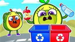 The Clean Up Trash Song ??? Healthy Habits for Kids | VocaVoca?? Kids Songs And Nursery Rhymes