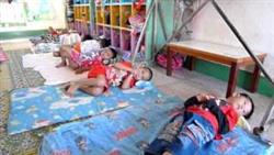 Тихий час в детском саду Лаоса

