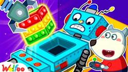 Wolfoo Repairs Robot Toy With Pop It - Funny Stories With Toys For Kids | Wolfoo Official Channel
